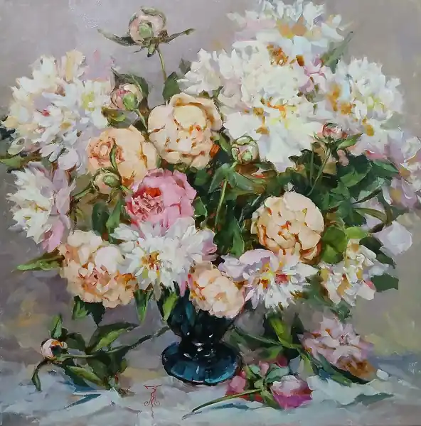 "Пионы и розы"