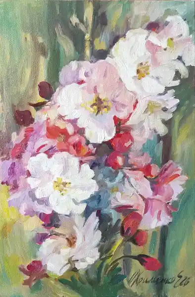 Весна. Яблоня.