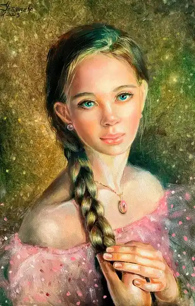 Девушка с косой