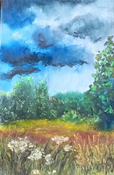 После грозы, 15*20 см.