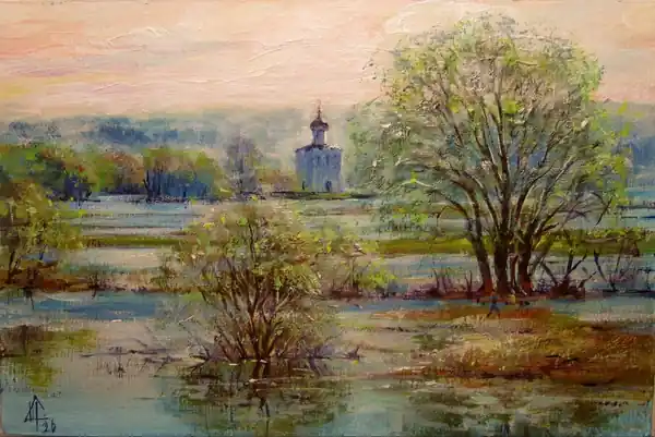 "Нерль в разливе. Покрова "