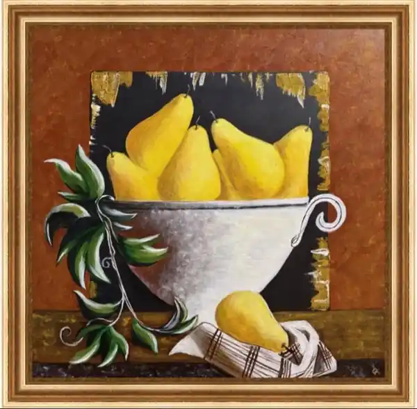 Груши в вазе 40*40