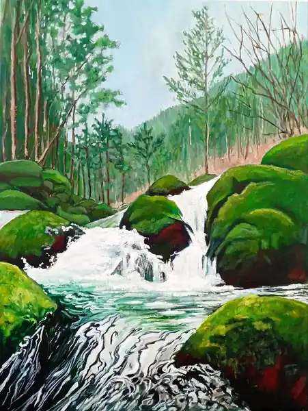 Уральская река.