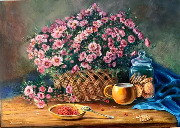 Корзина цветов.