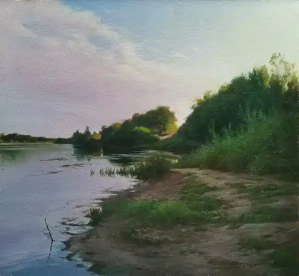 Картина «"Тихий вечер."» — Марина Петухова, Пейзаж, аукцион Artstore