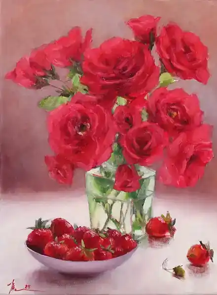 Красные розы