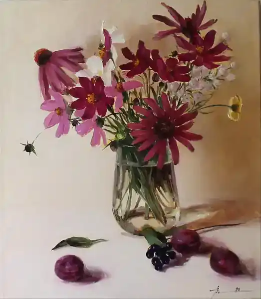 Эхинацея и космеи