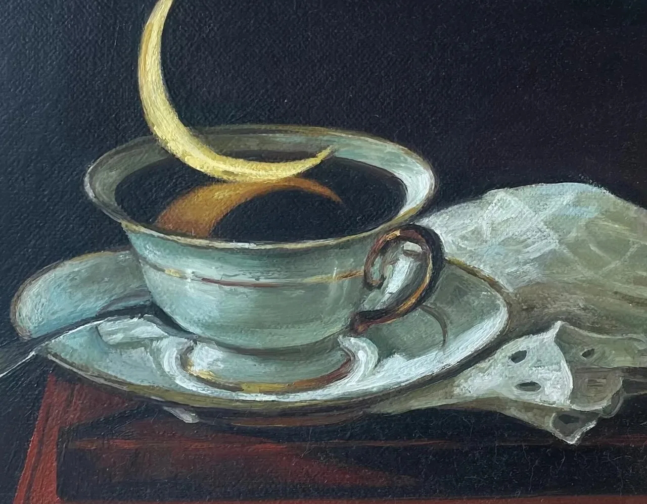 Картина «Натюрморт с луной» — Ольга Баранова, Натюрморт, аукцион Artstore