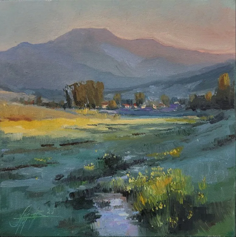 Картина «Тихая долина» — Юрий Худов, Пейзаж, аукцион Artstore