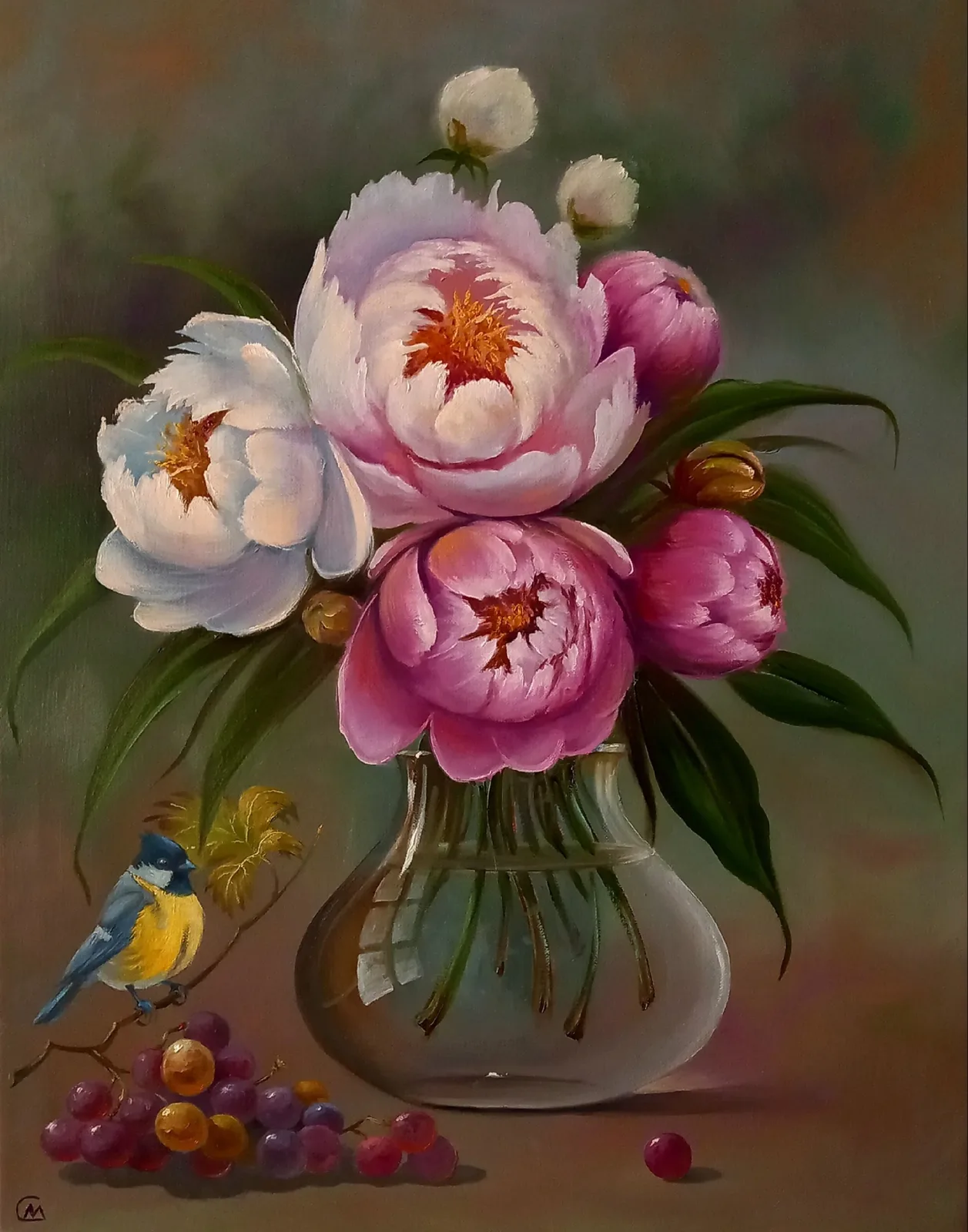 Картина «Пионы» — Сергей Могилевский, Натюрморт, аукцион Artstore