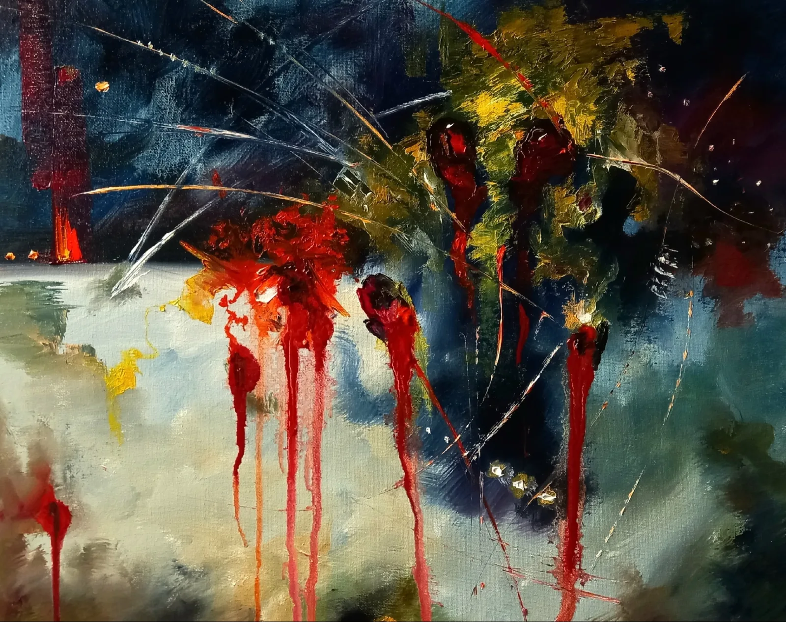 Картина «"Систематизатор теней, запутавшийся в картотеке собственных сновидений"» — Сергей Могилевский, Абстракция, аукцион Artstore